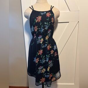 O'Neill Dark Blue Floral Mini Dress